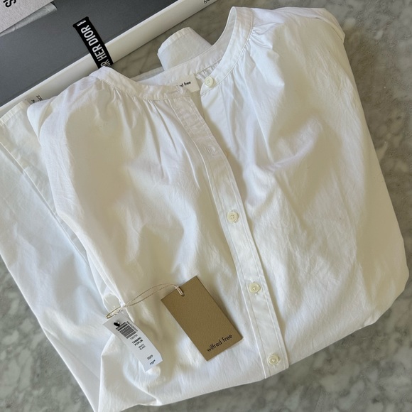 NWT Wilfred Free Tanaro Poplin Dress - Picture 2 of 9